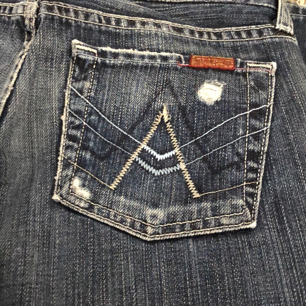 7 for all mankind “A” pocket jeans, Size 25 - Picture 4 of 9